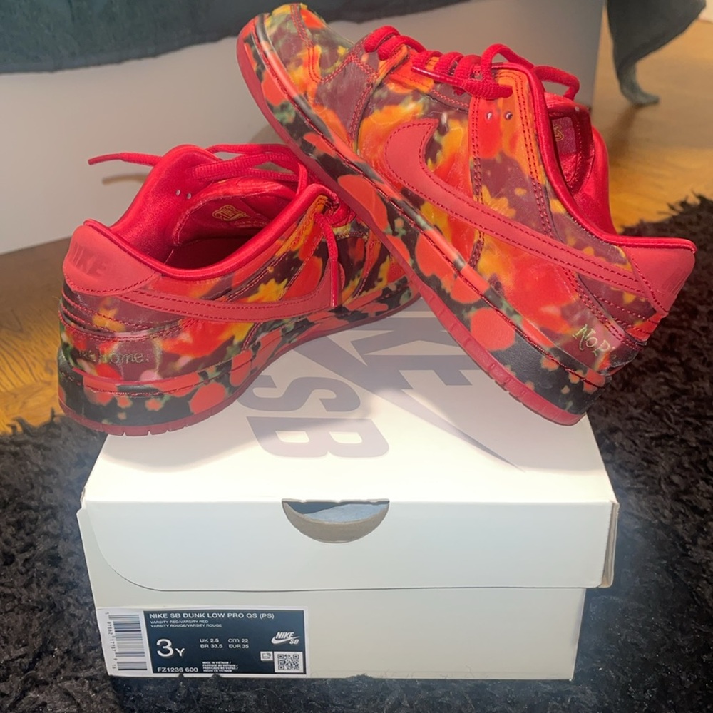 NIKE Dunk Low SB Kids (WORN ONCE WITH BOX)